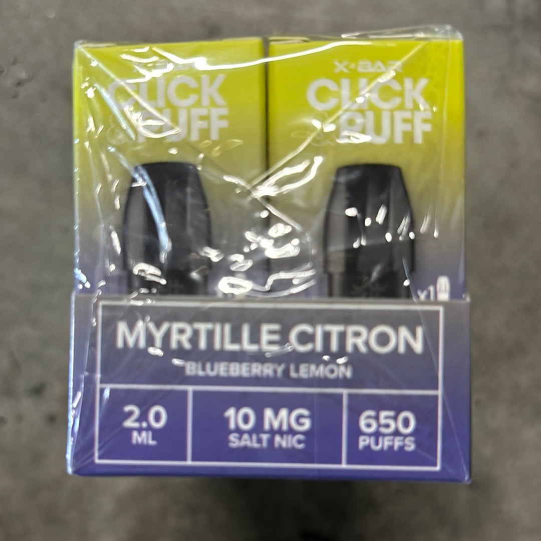 Click&puff - Pods - myrtille citron