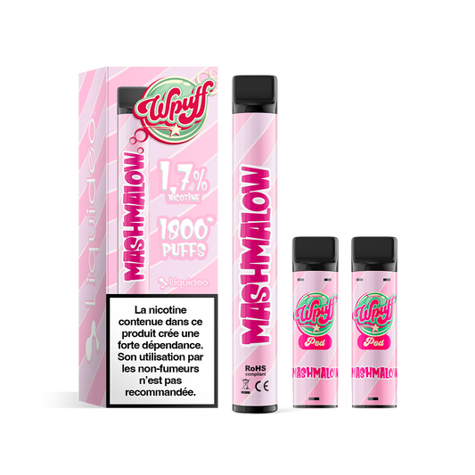 Pack Starter - Wpuff 1800 Liquideo MASHMALOW