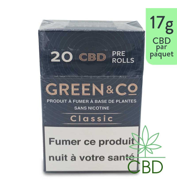 Green&Co - Cigarettes CBD - Classic