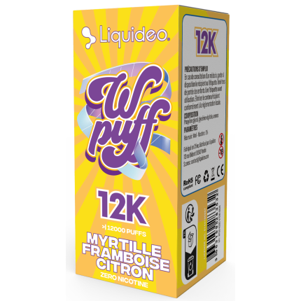 Pod Myrtille framboise citron - WPuff Pods 12K