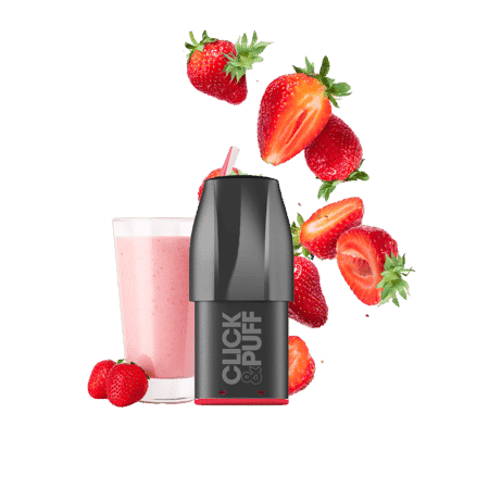 Click & Puff - PODS - STRAWBERRY MILKSHAKE